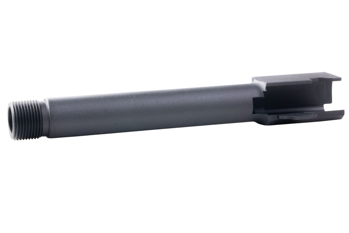 Pro Arms アウタース赤バレル VFC Glock 18C、東京マルイ G17 Gen 3/Gen 4用 (14mm CCW、CNCアルミニウム / アルミ) - BK