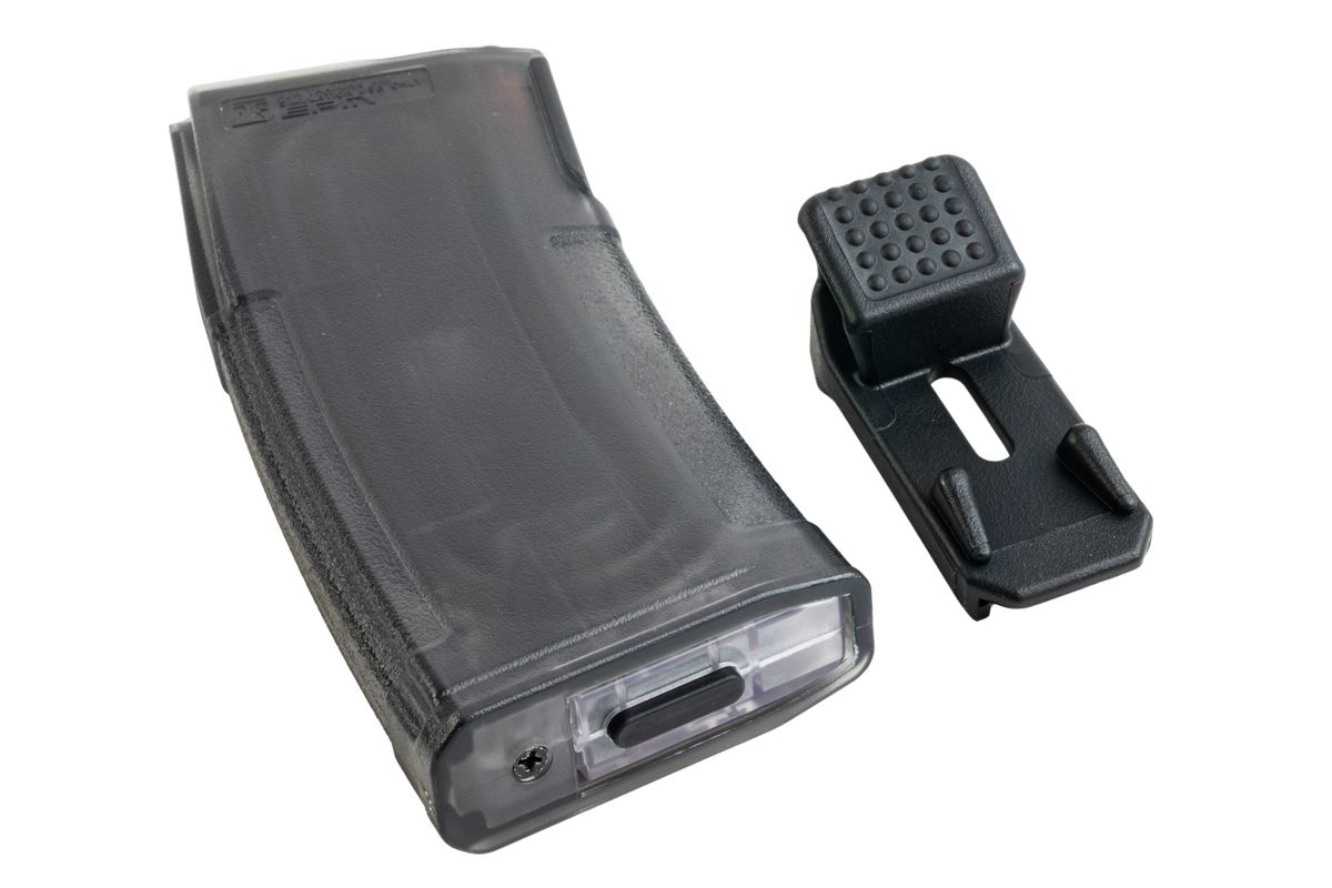 PTS TPM-AR マガジン、マグポッド付き (150rds AEG M4 マガジン) - BK