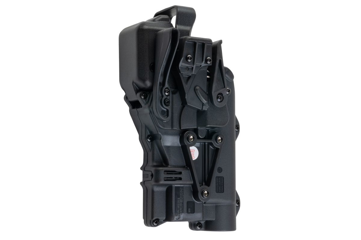 Alien Gear ラピッドフォース レベル3 デューティHolsters SIG P320用 (マットブラック、右利き用、大型ライト)