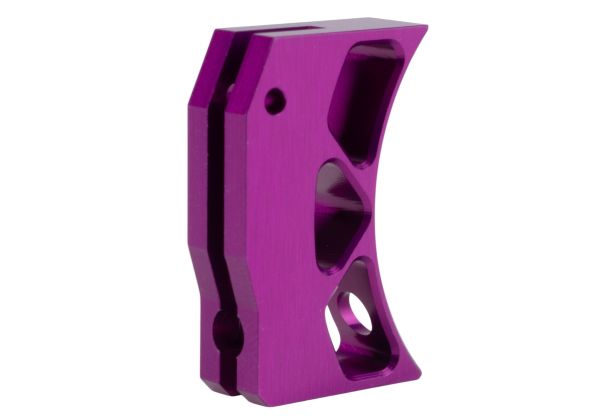 Revanchist Airsoft Hi Capa GBB カーブトリガー (タイプE、アルミニウム / アルミ、紫)