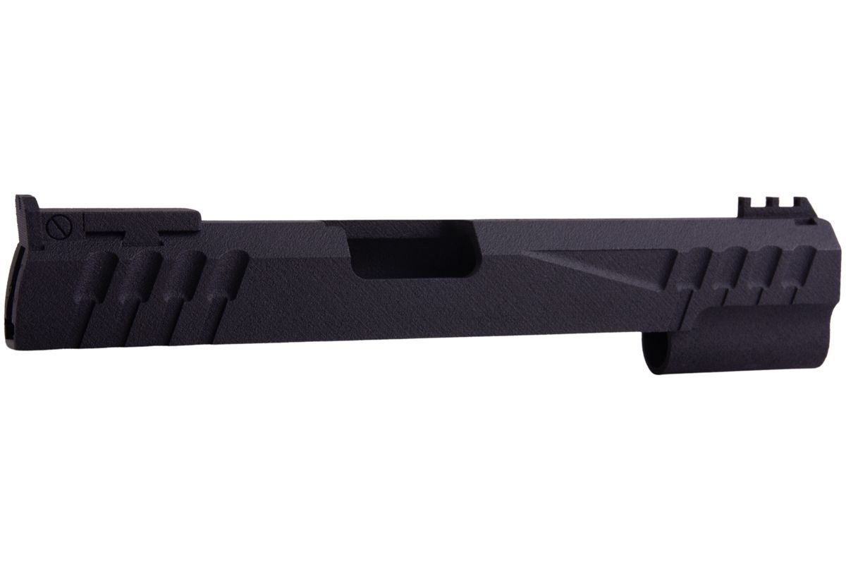 Revanchist Airsoft Hi Capa GBB 3Dプリント 5.1インチ スタンダードGBBスライドキット「キープペース」 - ブラック