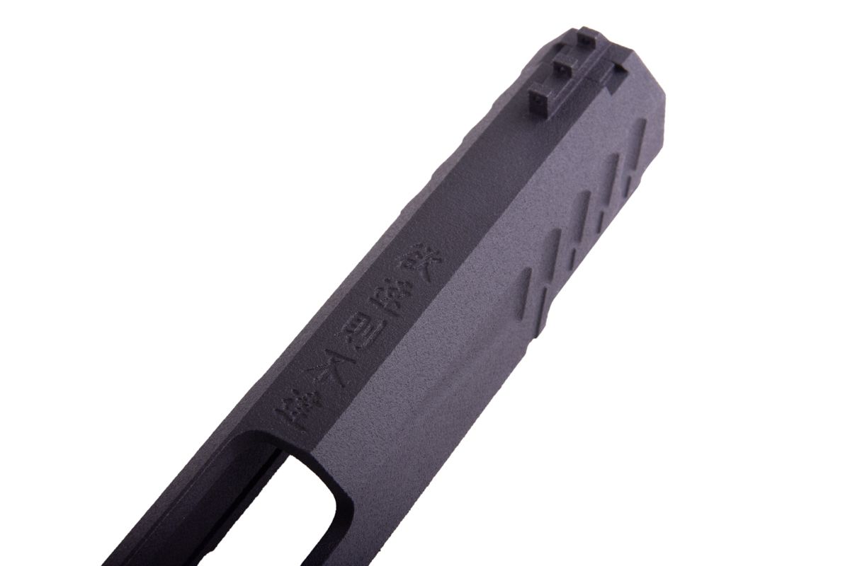 Revanchist Airsoft Hi Capa GBB 3Dプリント 5.1インチ スタンダードGBBスライドキット「キープペース」 - ブラック
