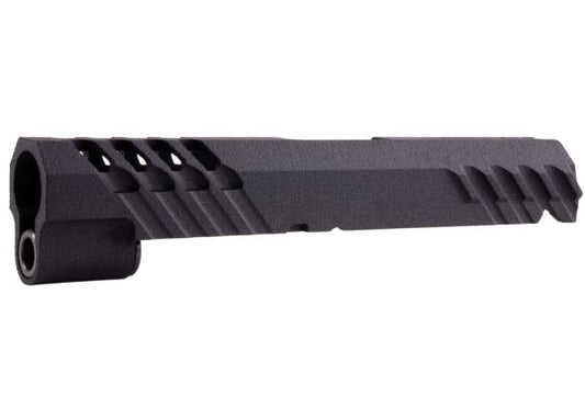 Revanchist Airsoft Hi Capa GBB 3Dプリント 7インチ オープンGBBスライドキット「Keep Pace」 - ブラック