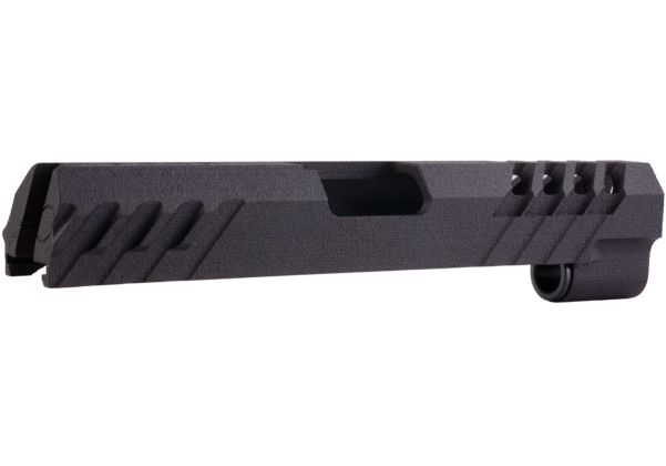Revanchist Airsoft Hi Capa GBB 3Dプリント 7インチ オープンGBBスライドキット「Keep Pace」 - ブラック
