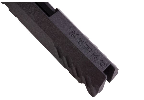 Revanchist Airsoft Hi Capa GBB 3Dプリント 7インチ オープンGBBスライドキット「Keep Pace」 - ブラック