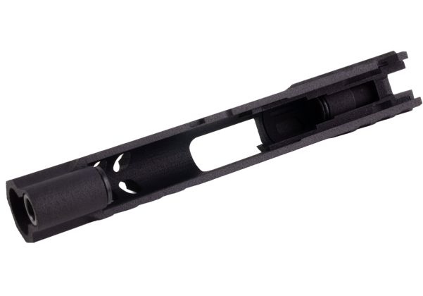 Revanchist Airsoft Hi Capa GBB 3Dプリント 7インチ オープンGBBスライドキット「Keep Pace」 - ブラック