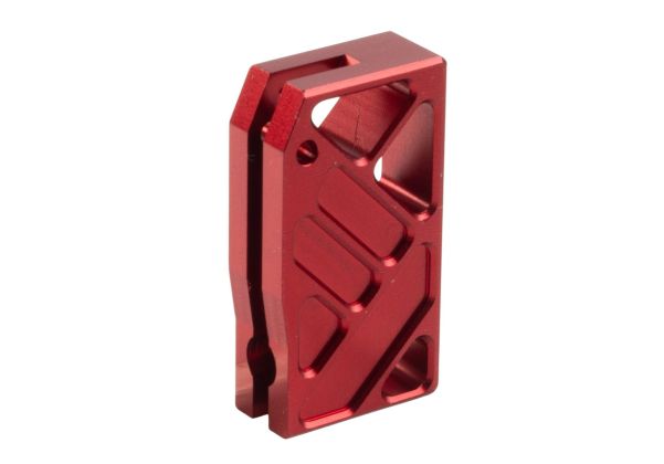 Revanchist Airsoft Hi Capa GBB フラットトリガー (タイプH、アルミニウム / アルミ、赤)