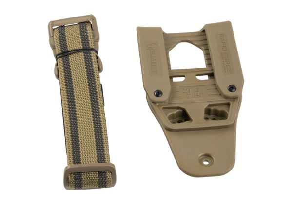 Alien Gear  ラピッドフォース ベルトGBBスライド ミッドライド スタンダードストラップ&バックル付き (タン)