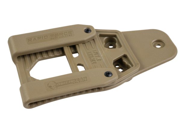 Alien Gear ラピッドフォース ベルトGBBスライド ミッドライド スタンダードストラップ&バックル付き (タン)