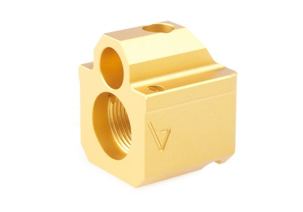 RWA エージェンシー アームズ 417 コンペンセイター (シングル ポート、14MM CCW) - ゴールド