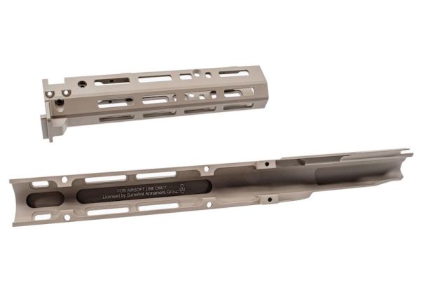 SAG Tokyo Marui AKM AKX GBB PTD RU Ver MK3 シャーシ - セラコート H-267 マグプル FDE (ダイナミック タクティカル製)