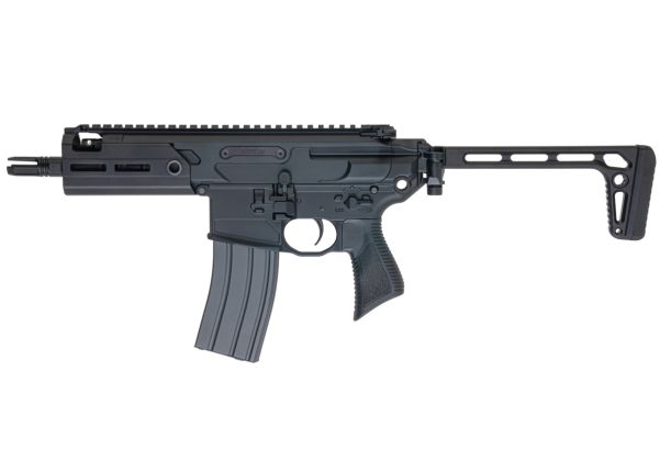 Salvo Precision MWS MCX Rattler .300BLK GBB エアソフトガン - 5.5インチ (G104-2A、マーキングなし) - ブラック