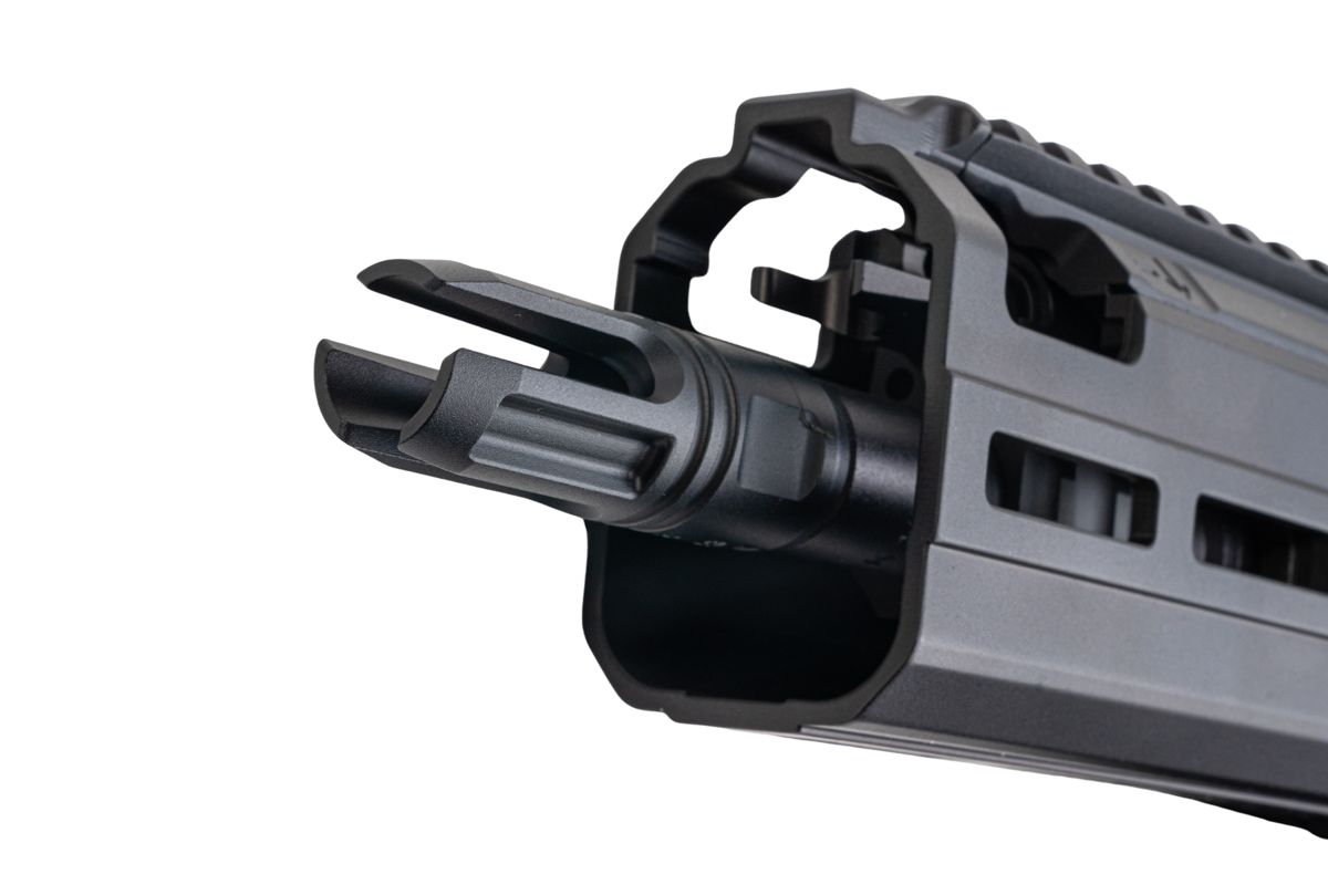 Salvo Precision MWS MCX Rattler .300BLK GBB エアソフトガン - 5.5インチ (G104-2A、マーキングなし) - ブラック