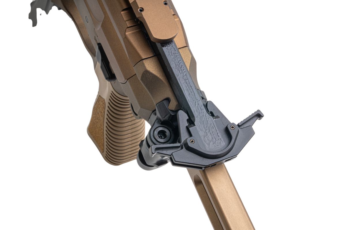 Salvo Precision MWS MCX Rattler .300BLK GBB エアソフトガン - 5.5インチ (G104-2A、マーキングなし) - ダークアース