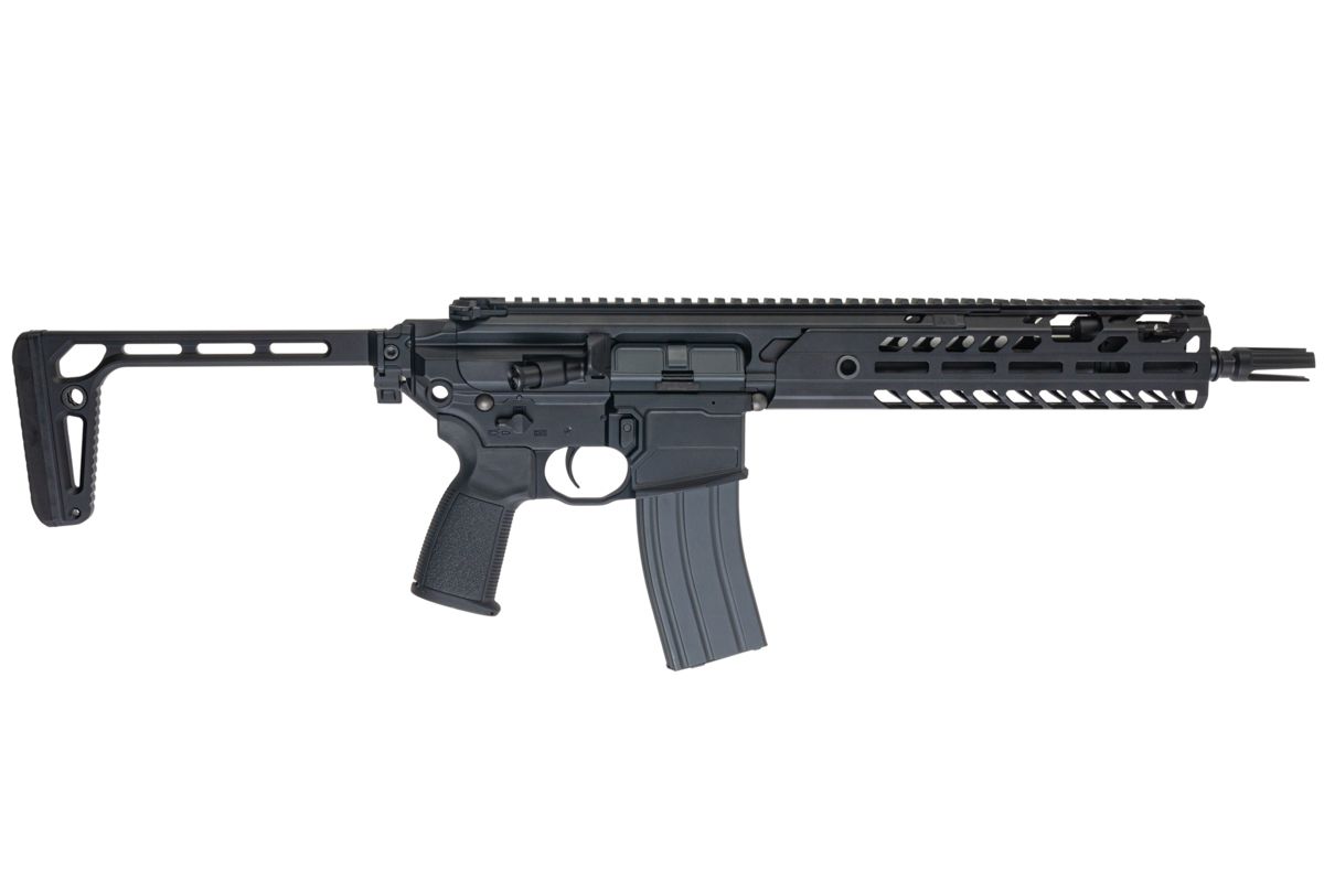 Salvo Precision MWS MCX Virtus 5.56 GBB エアソフトガン - 11.5インチ (G104-2B、マーキングなし) - ブラック