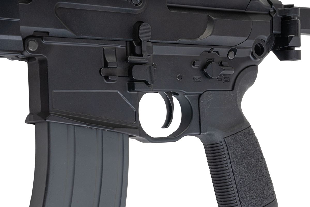 Salvo Precision MWS MCX Virtus 5.56 GBB エアソフトガン - 11.5インチ (G104-2B、マーキングなし) - ブラック