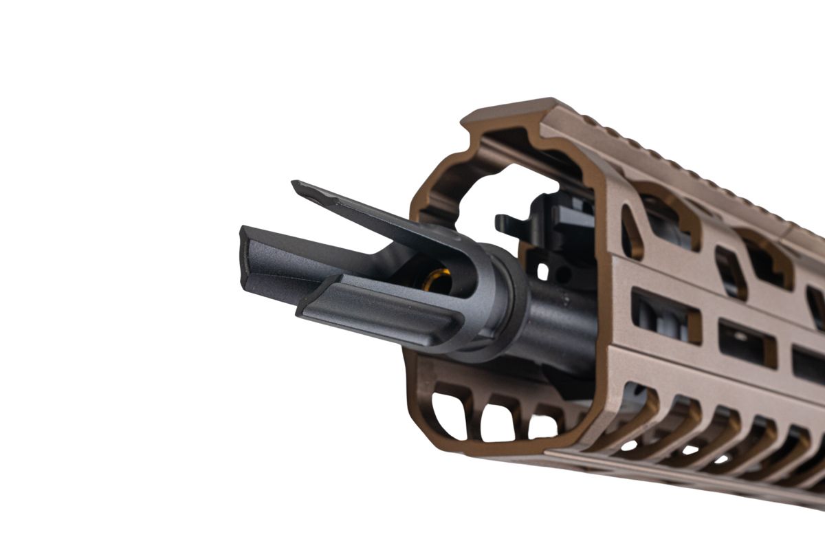 Salvo Precision MWS MCX Virtus 5.56 GBB エアソフトガン - 11.5インチ (G104-2B、マーキングなし) - ダークアース