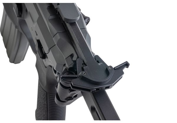 Salvo Precision MWS MCX Virtus 5.56 GBB エアソフトガン - 11.5インチ (G104-2B、マーキングなし) - グレー