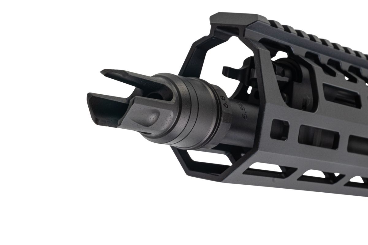 Salvo Precision MWS Spear LT 5.56 GBB エアソフトガン - 11.5インチ (G104-3B、マーキングなし) - ブラック