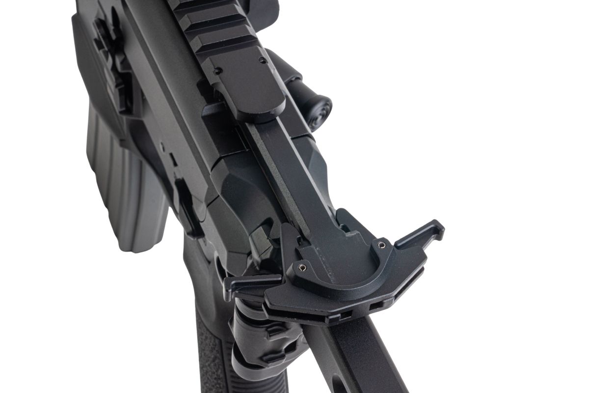 Salvo Precision MWS Spear LT 5.56 GBB エアソフトガン - 11.5インチ (G104-3B、マーキングなし) - ブラック