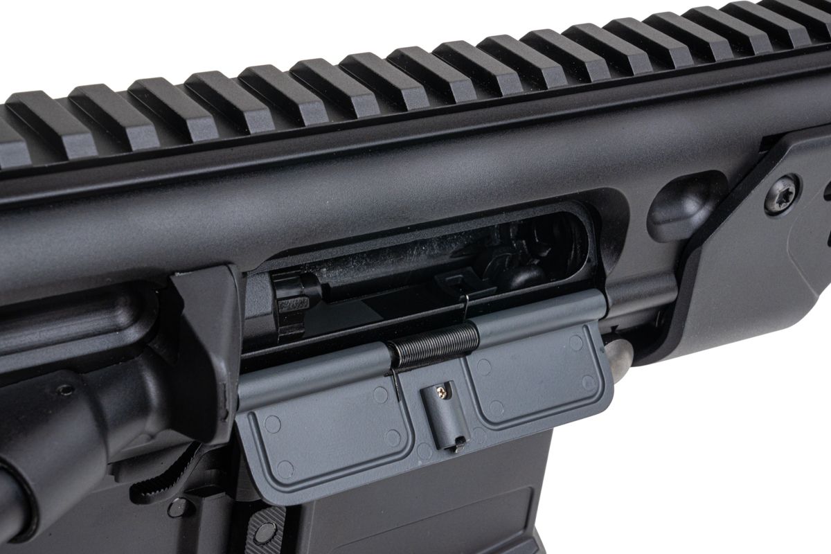Salvo Precision MWS Spear LT 5.56 GBB エアソフトガン - 11.5インチ (G104-3B、マーキングなし) - ブラック