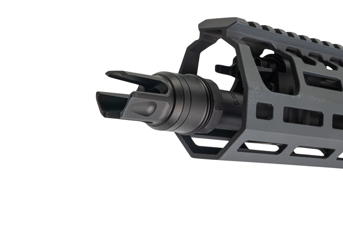 Salvo Precision MWS Spear LT 5.56 GBB エアソフトガン - 11.5インチ (G104-3B、マーキングなし) - グレー