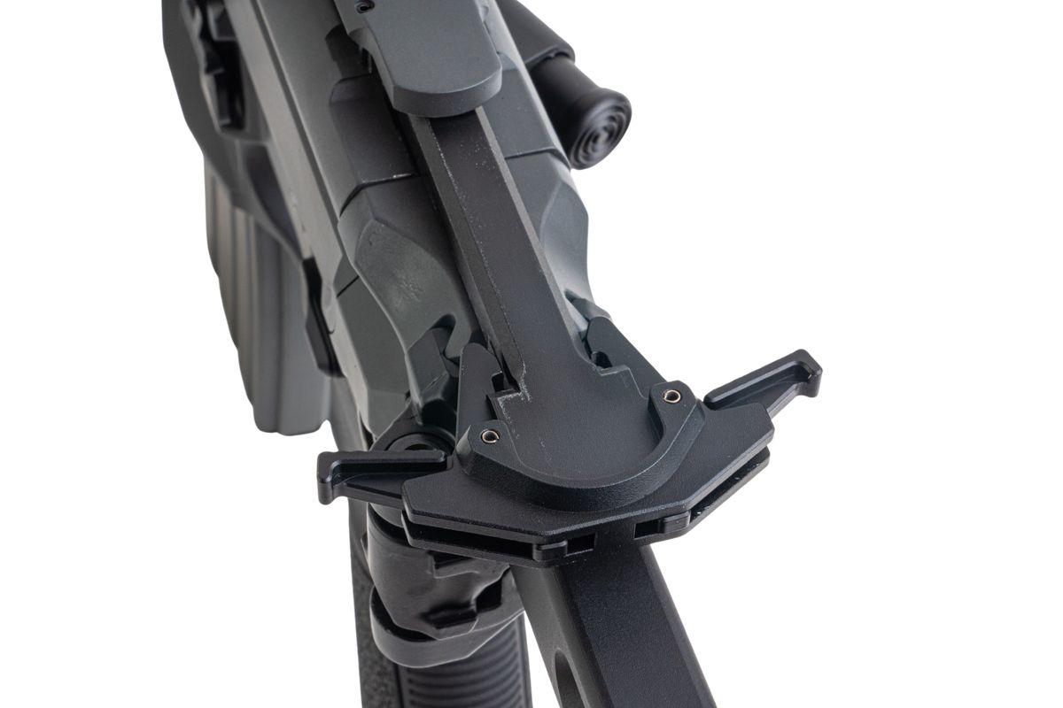 Salvo Precision MWS Spear LT 5.56 GBB エアソフトガン - 11.5インチ (G104-3B、マーキングなし) - グレー