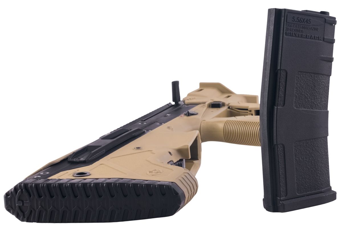 SILVERBACK MDR-X マイクロン エアソフト AEG ライフル - ツートン (ブラック / FDE) (V3)