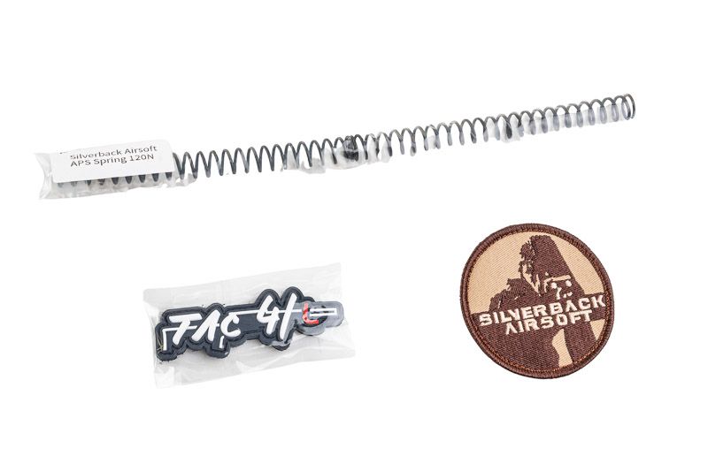 Silverback TAC 41 L エアソフトボルトアクションライフル、ライトシャーシ&リーコンストック(スポーツバージョン、FDE)