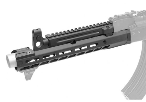 Dytac GHK AK GBBR ION Lite Mlok 拡張ハンドガード フルキット (11.2インチ) - SLR Rifleworks ライセンス商品