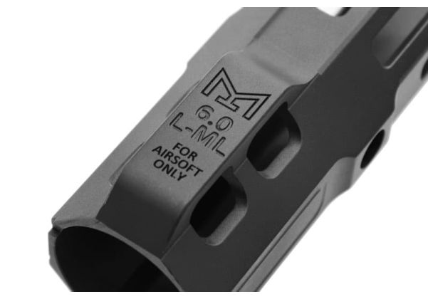 Dytac ION Lite MLok ハンドガードコンバージョンキット(MWS/GBB/AEG/PTW用)(SLR Rifleworksライセンス取得済み、6インチ、BK)