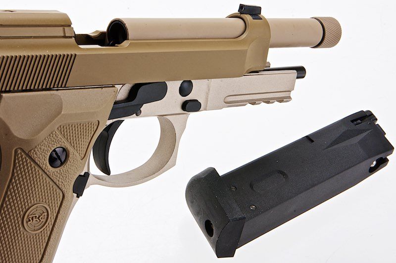 SRC M9A3 SR-92 A3 GBB エアソフト ピストル - デザート