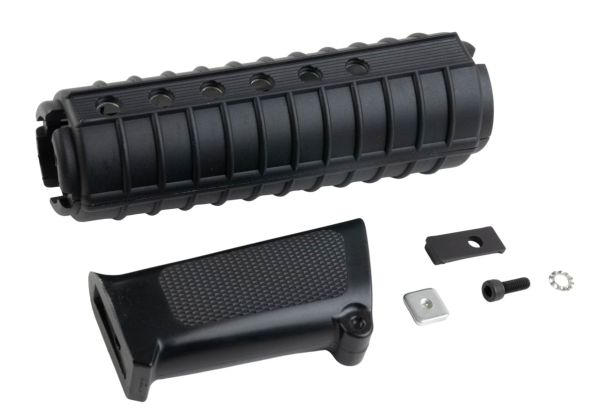 T8 Tokyo Marui MWS GBB XM177 バーティカルフォアグリップ(ハンドガード付き)(GBBスタイル、CAR-15、XM177、M-177 コマンドー)