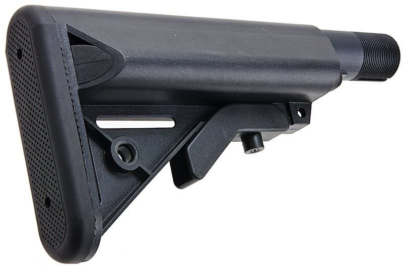 T8 Tokyo Marui MWS GBBR エアソフトガン Cスタイルストック 6ポジションバッファーーチューブコンボセット付き - BK