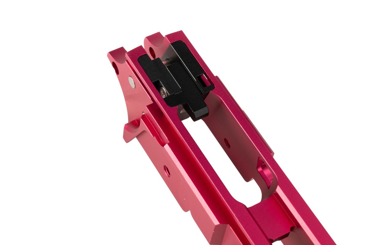 Dr. Black Tokyo Marui ハイキャパ 5.1 GBB フレーム (スタイル 05、CNC アルミニウム / アルミ、マゼンタ)