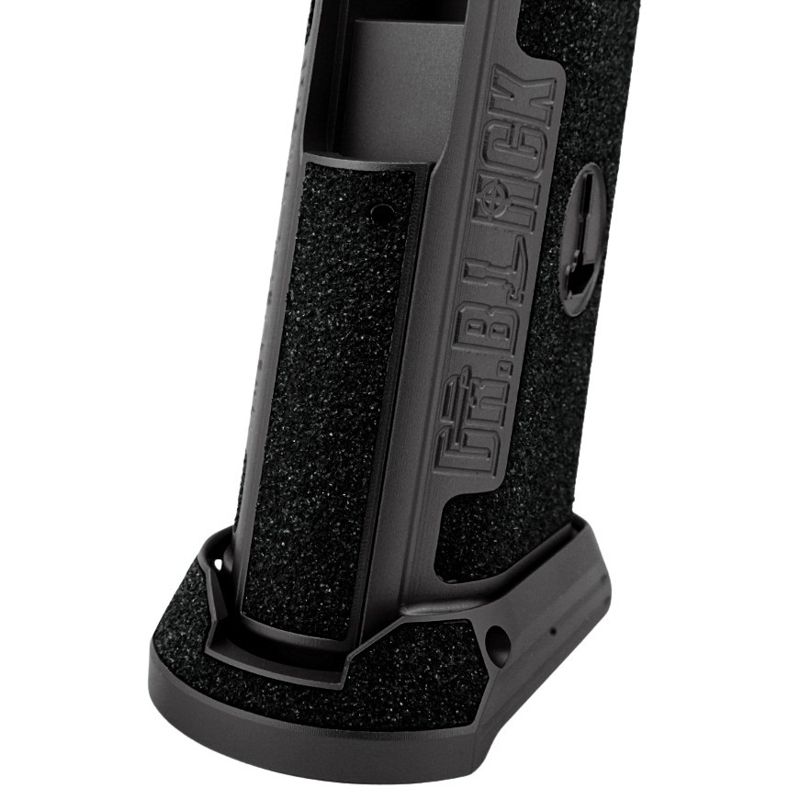 Dr. Black Tokyo Marui ハイキャパ GBB アルミグリップ (タイプC、ブラック)