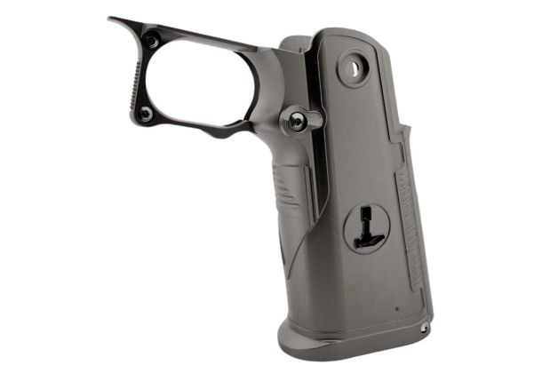 Dr. Black Tokyo Marui ハイキャパ GBB アルミグリップ (タイプC、グレー)