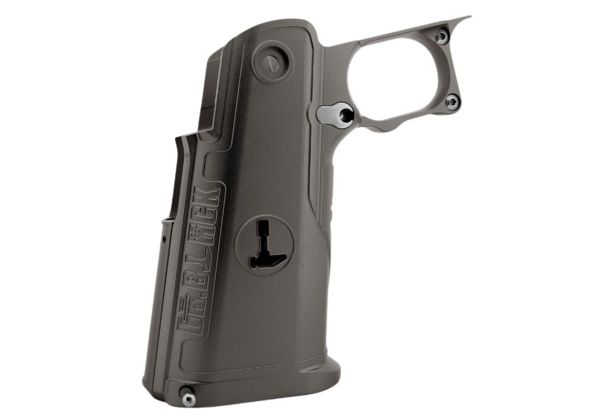 Dr. Black Tokyo Marui ハイキャパ GBB アルミグリップ (タイプC、グレー)