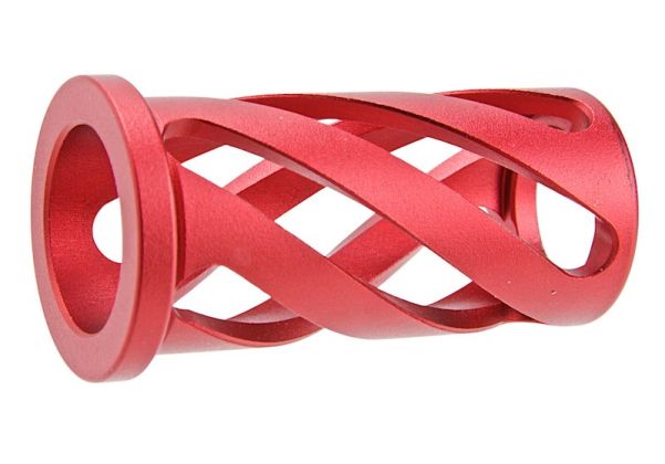 DR. BLACK TOKYO MARUI HI CAPA GBB スプリングガイドプラグ (ショート、アルミ、レッド)