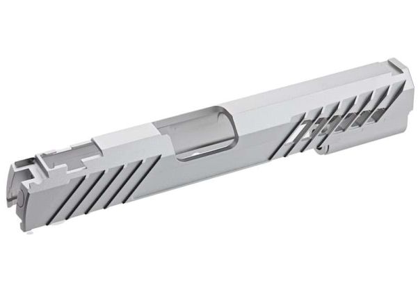 Dr. Black Tokyo Marui ハイキャパ5.1 GBB GBBスライド (タイプ300R、アルミ、銀(ぎん)、V2)