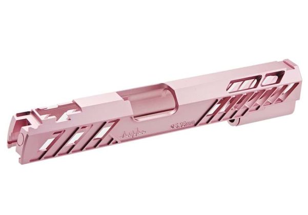 Dr.Black Tokyo Marui ハイキャパ 5.1 GBB GBBスライド (タイプ 505、アルミニウム / アルミ、ピンク) - 新バージョン