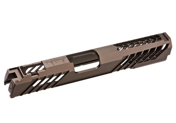 Dr. Black Tokyo Marui ハイキャパ5.1 GBB GBBスライド (タイプ777、アルミニウム / アルミ、TAN)