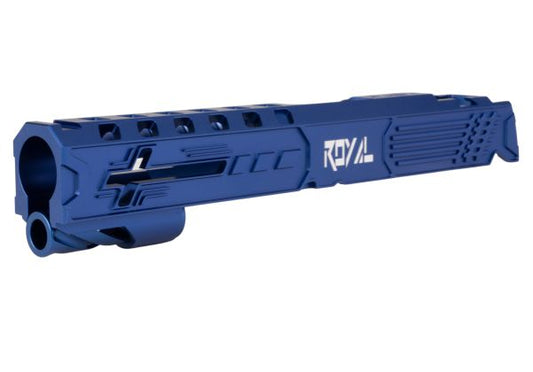 Dr. Black Tokyo Marui ハイキャパ5.1 GBB 'ロイヤル' GBBスライド (アルミ、ブルー)