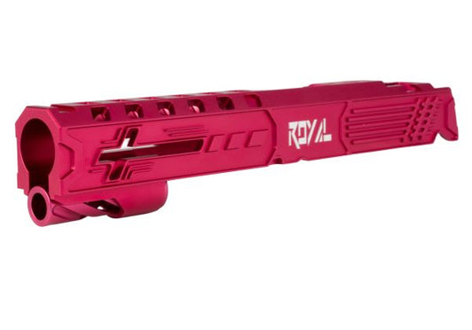 Dr. Black Tokyo Marui ハイキャパ 5.1 GBB 'ロイヤル' GBBスライド (アルミニウム / アルミ、マゼンタ)