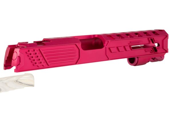 Dr. Black Tokyo Marui ハイキャパ 5.1 GBB 'ロイヤル' GBBスライド (アルミニウム / アルミ、マゼンタ)