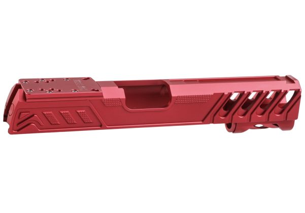 Dr. Black Tokyo Marui ハイキャパ5.1 GBB GBBスライド (タイプ「W」、アルミニウム / アルミ、マゼンタ)