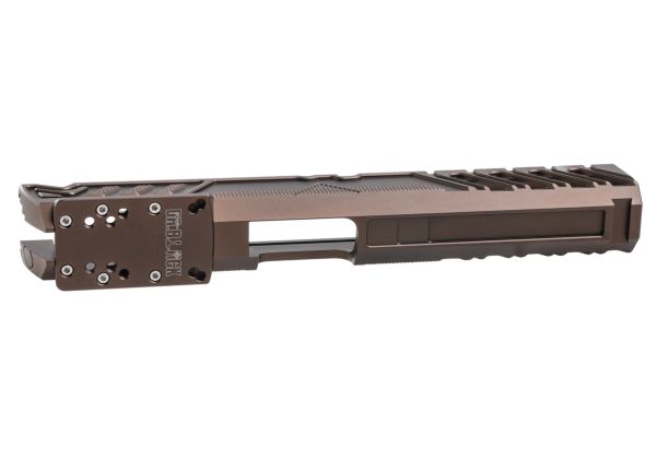 Dr. Black Tokyo Marui ハイキャパ5.1 GBB GBBスライド (タイプ「W」、アルミニウム / アルミ、タン)