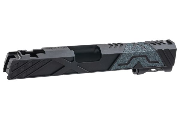 Dr. Black Tokyo Marui ハイキャパ 5.1 GBB GBBスライド (タイプ 'X'、アルミニウム / アルミ、ブラック)