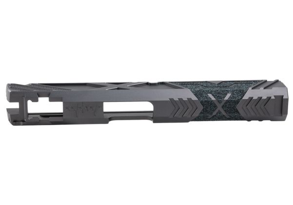 Dr. Black Tokyo Marui ハイキャパ5.1 GBB GBBスライド (タイプ「X」、アルミニウム / アルミ、グレー)