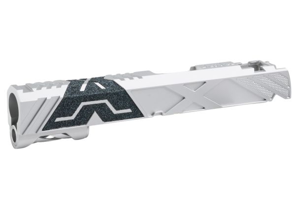 Dr. Black Tokyo Marui ハイキャパ5.1 GBB GBBスライド (タイプ「X」、アルミニウム / アルミ、銀(ぎん))